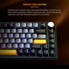 Machenike K600-B82W Gasket Wireless / BT Gaming Mechanical Keyboard Brown Switches