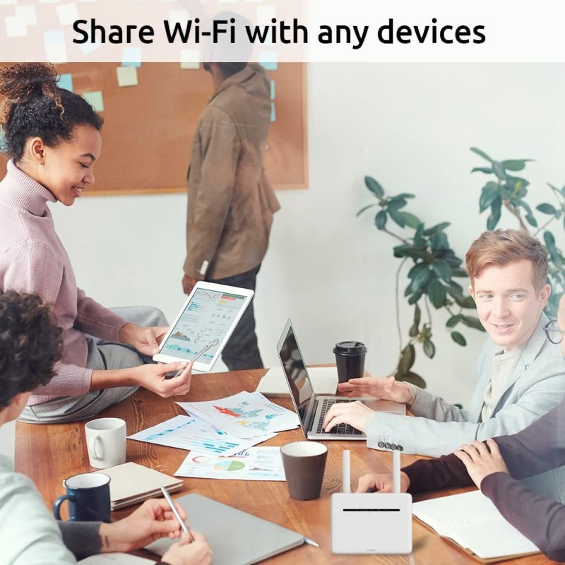 Strong Router 4G LTE CAT6 Wi-Fi AC1200 with 4 Gigabit Ports 4GROUTER1200UK