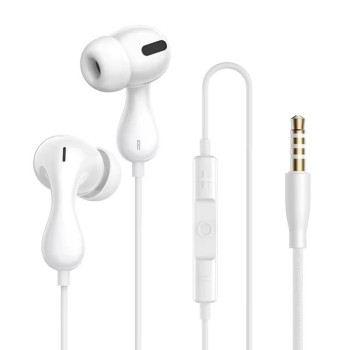 Baseus Headphones In Ear Wired 3.5mm HiRes HZ20 White