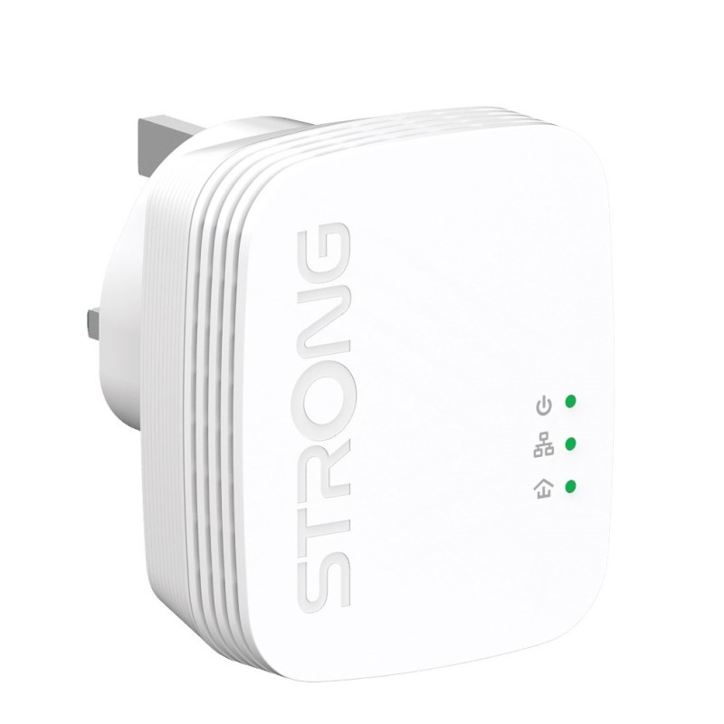 Strong Powerline Kit AV600 Mini 600Mbps WI-Fi 300Mbps UK POWERLWF600DUOMINIUK