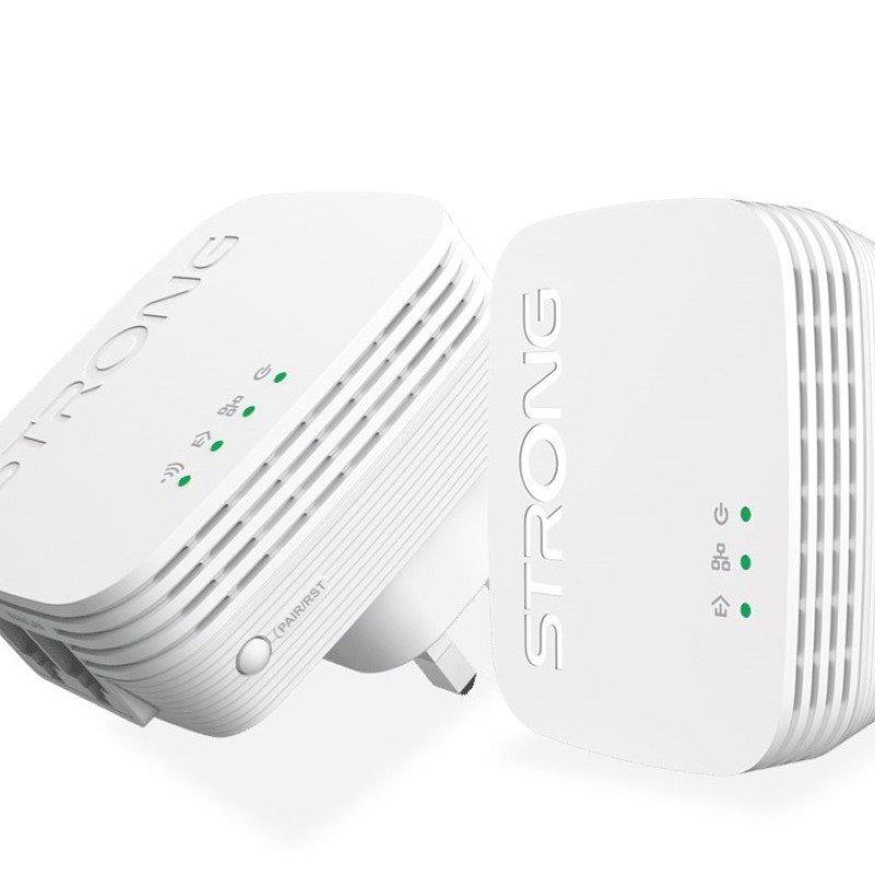 Strong Powerline Kit AV600 Mini 600Mbps WI-Fi 300Mbps UK POWERLWF600DUOMINIUK