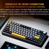 Machenike K600-B82W Gasket Wireless / BT Gaming Mechanical Keyboard Brown Switches