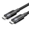 Vention IT Cable USB-C 3.2 Gen2 M-M 0.5m Braided Aluminum Black TRGBD