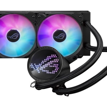 ASUS CPU Liquid Cooler 2xFans LED Display ROG RYUO III 240 ARGB
