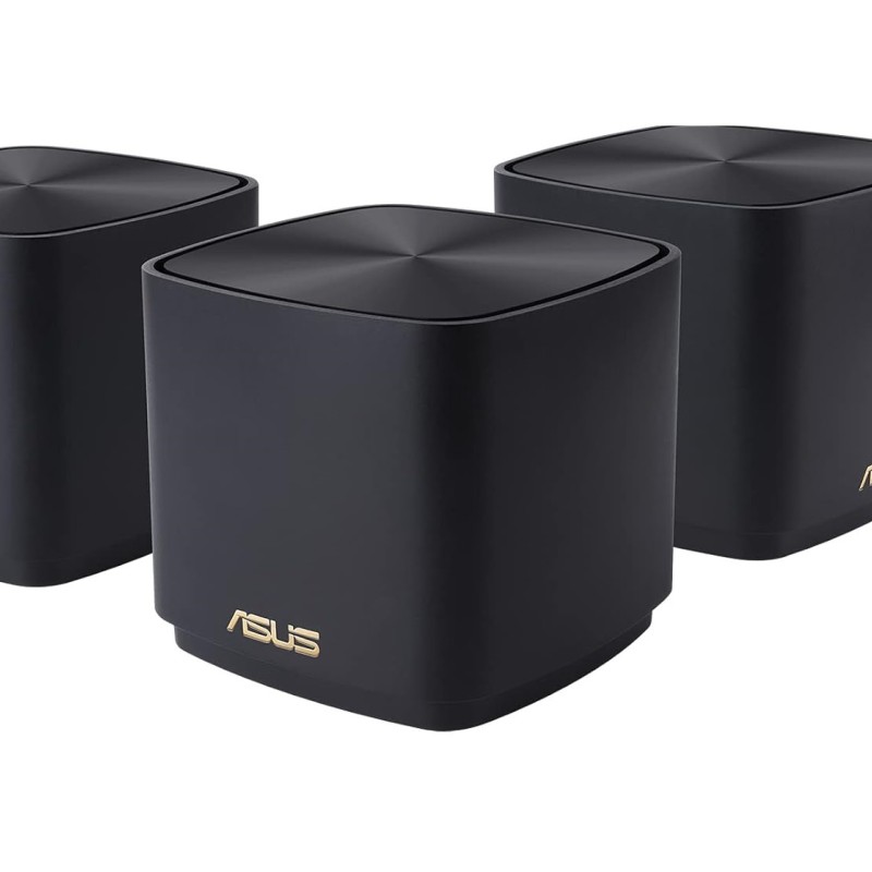 ASUS MESH ZenWiFi AX1800 Wi-Fi 6 Dual Band Gigabit XD4 Plus 3 Pack Black