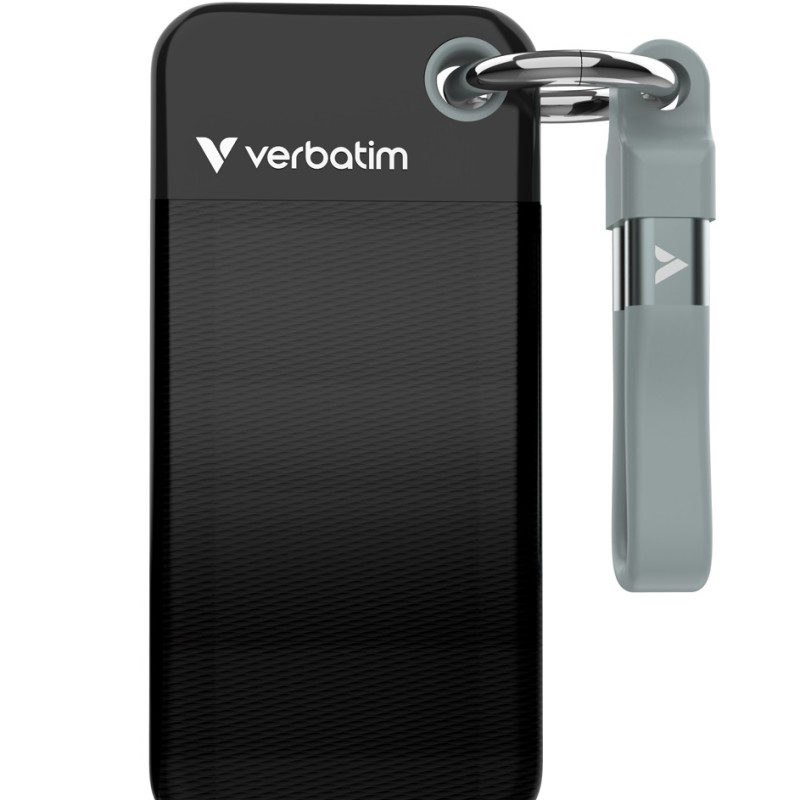 Verbatim SSD Portable POCKET KEYRING 3.2 Gen2 1TB Black/Grey