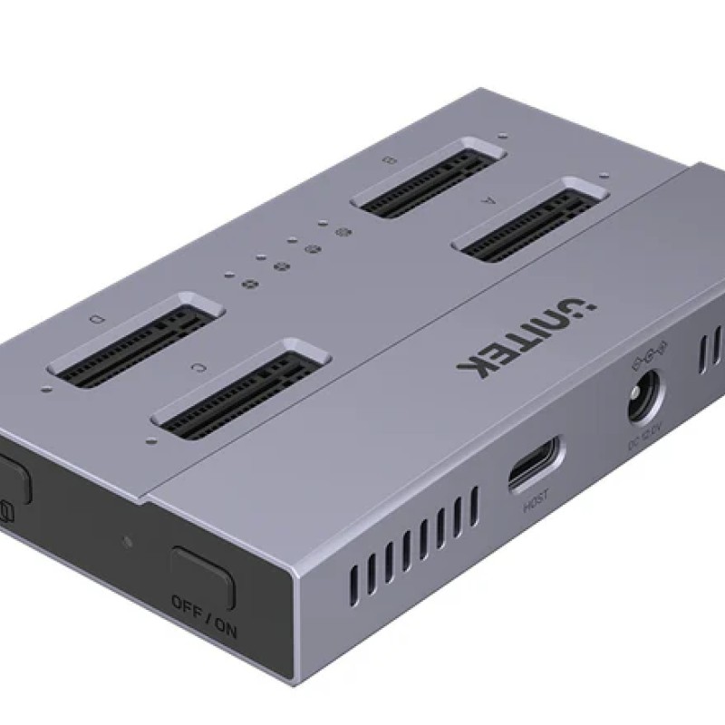 Unitek HDK USB4 4-Bay M.2 SSD Docking Station Offline Clone S1243B