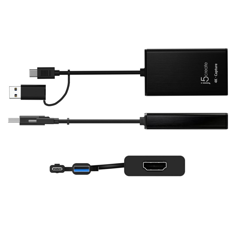 j5create Capture Card HDMI to USB-C/A 2K Windows/Android JVA11