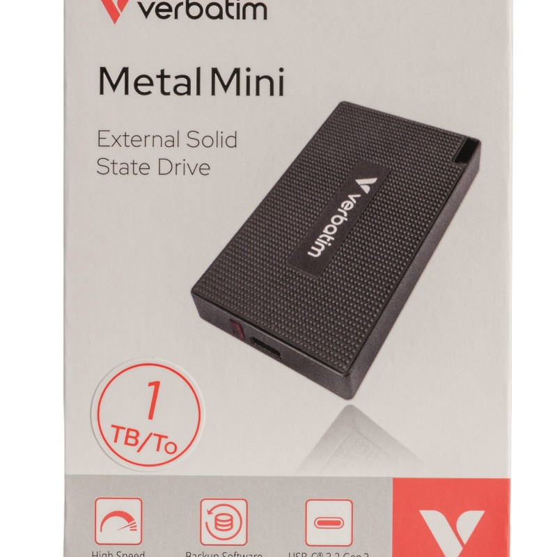 Verbatim SSD Portable METAL MINI 3.2 Gen2 512GB Black