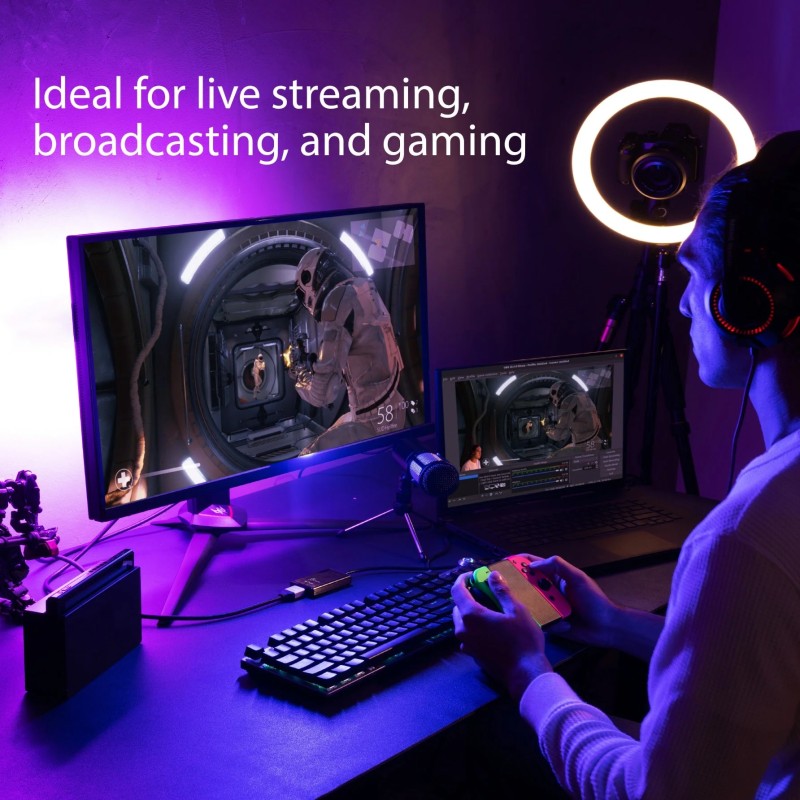 j5create Capture Card HDMI to USB-C/A 2K Windows/Android JVA11