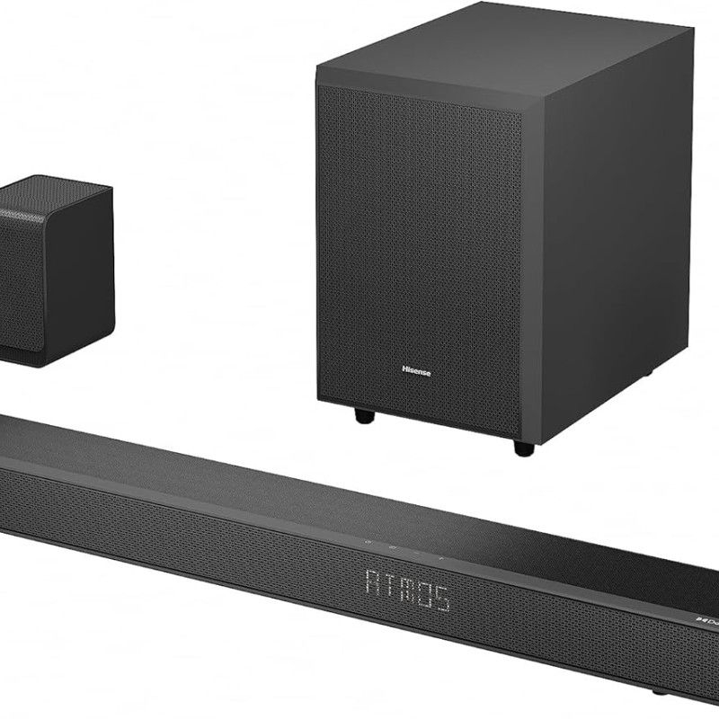 Hisense Soundbar AX5125H 5.1 2 500W Dolby Atmos + Wireless Rear Speakers