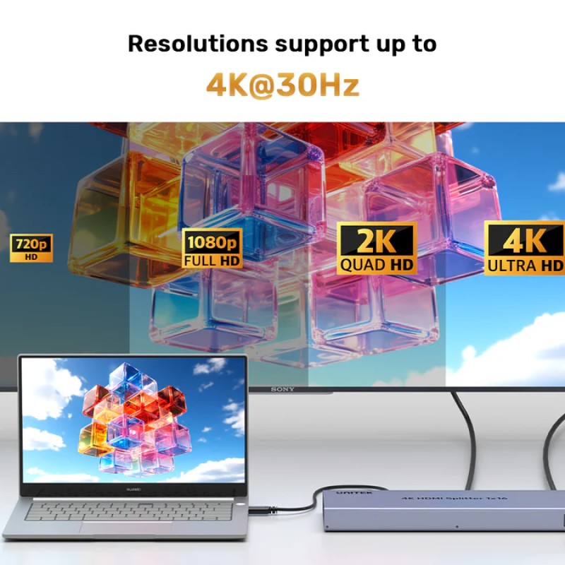 Unitek HDMI Splitter 1x16 4K30Hz V1137A