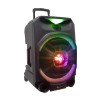 N-Gear FLASH1550 15'' Portable Karaoke Disco Speaker with Wireless Mic BT USB & LED Effects