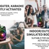 N-Gear FLASH1550 15'' Portable Karaoke Disco Speaker with Wireless Mic BT USB & LED Effects