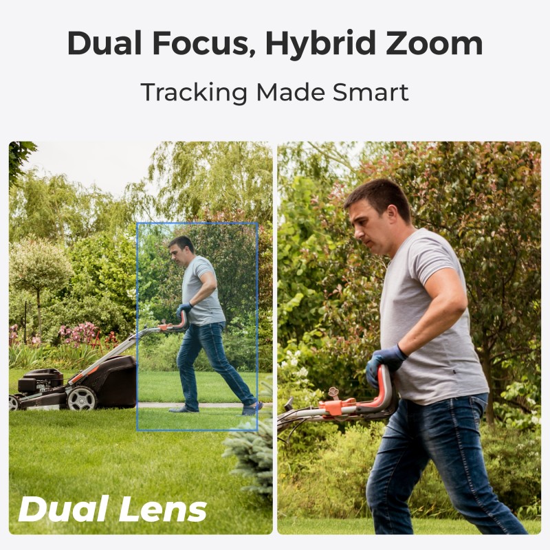 Reolink WIFI Outdoor PTZ Camera 4K Dual Lens Trackmix (W760)