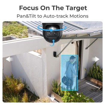 Reolink BP Outdoor Battery Camera 4K PTZ Dual Lense TRACKMIX-4K