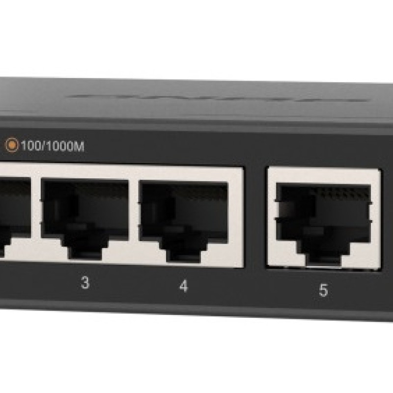 QNAP 6-Port Multi-Gig Unmanaged Switch with 4x 2.5GbE & 2x 10GbE RJ45 Ports QSW-2104-2T-R2
