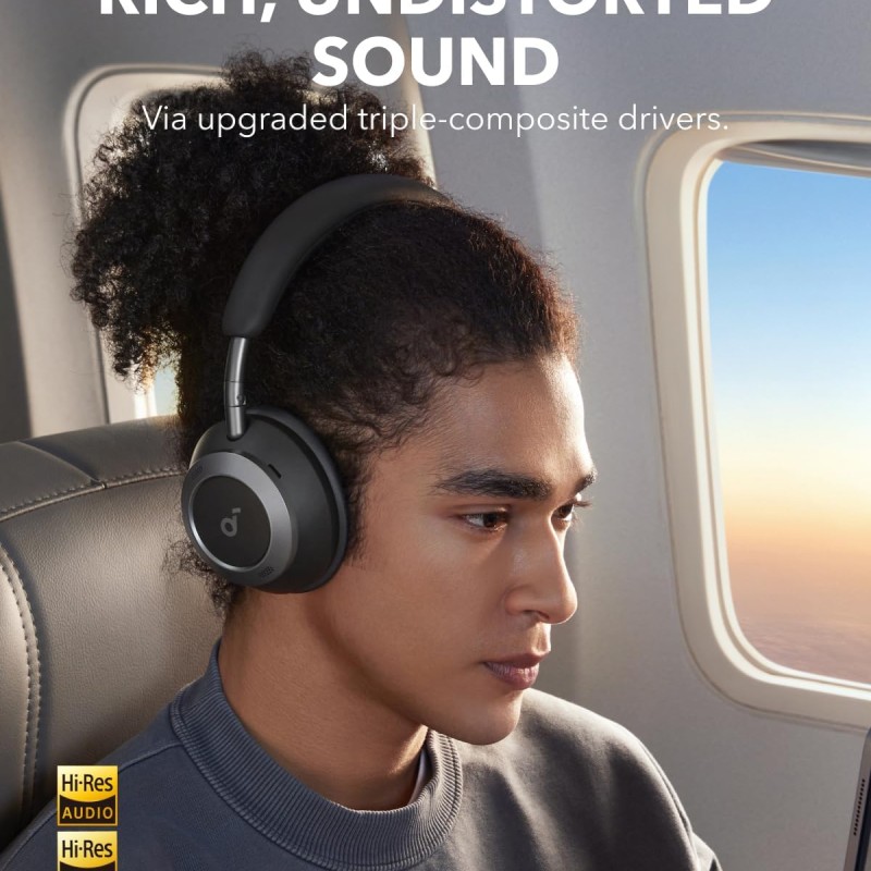 Anker Soundcore Headphones HiRes Space One Pro Black