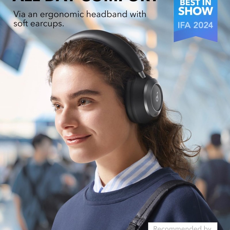 Anker Soundcore Headphones HiRes Space One Pro Black