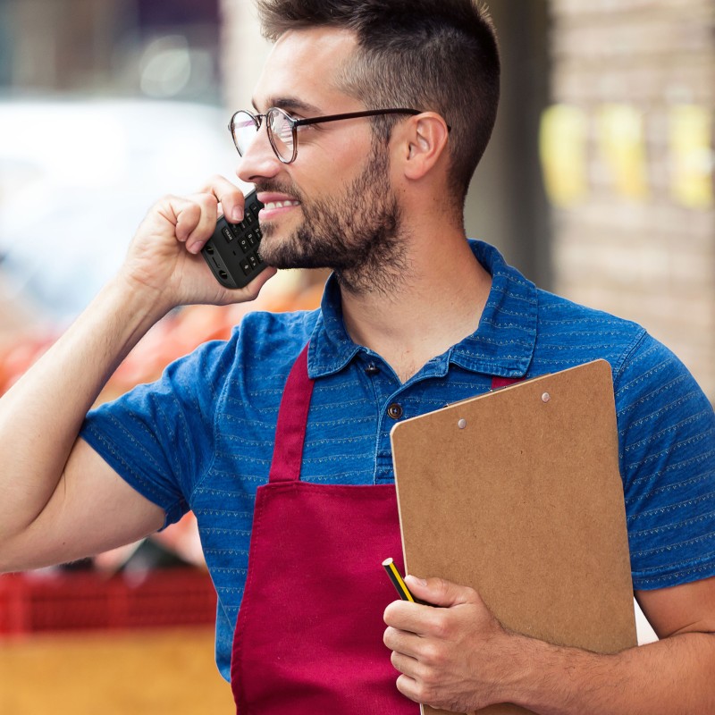 Yealink IP Phone Cordless Wi-Fi 6 Handset Roaming Dual Band with Bluetooth AX83H