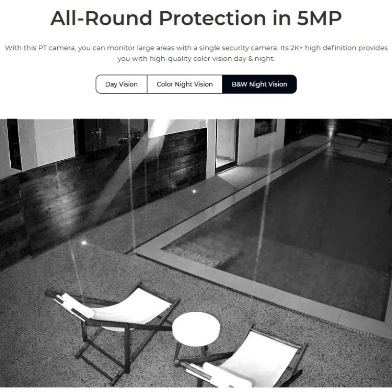 Reolink BP Outdoor Battery Camera 5MP PTZ ARGUS PT Dual (B430)