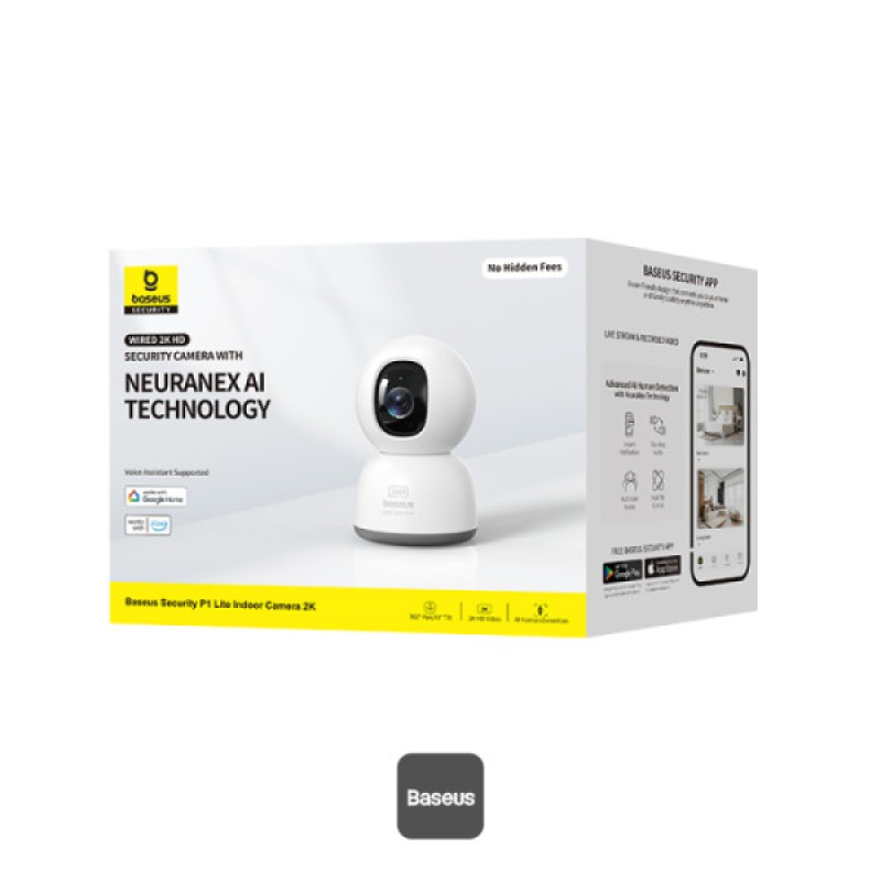 Baseus Security P1 Lite Indoor Camera 2K White EU