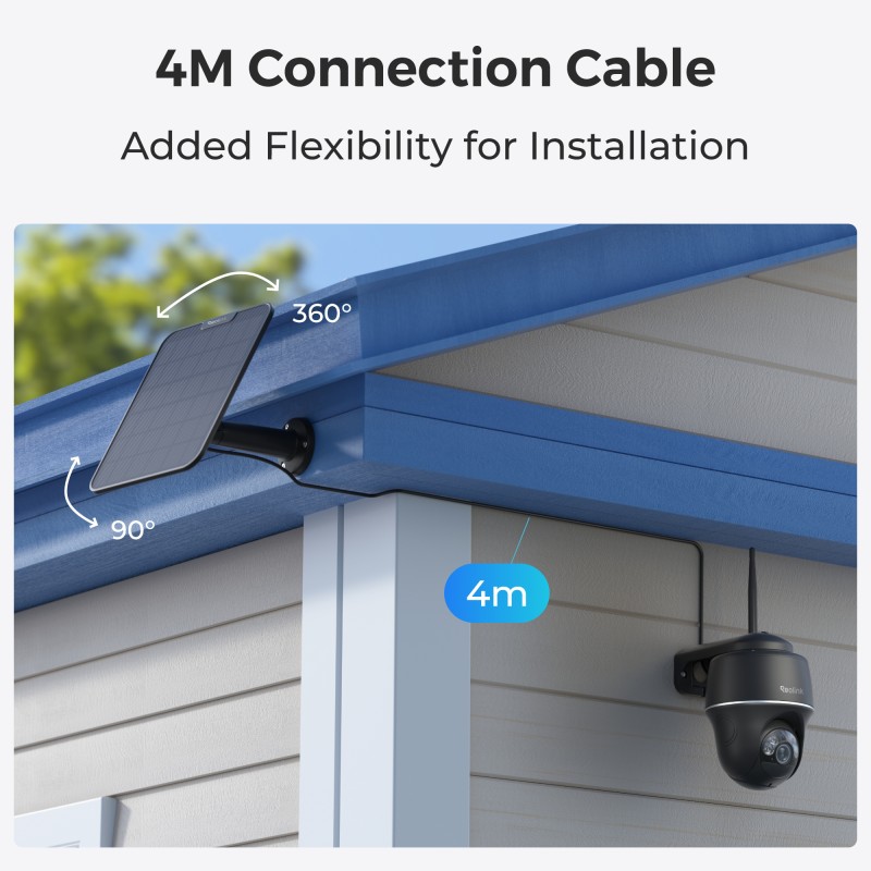Reolink BPS Solar Panel 2 for Reolink Battery Cameras Black 6W (Type C)