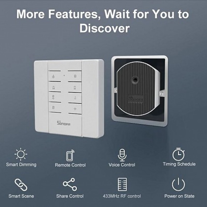 Sonoff D1 Smart Dimmer Switch with Remote Control