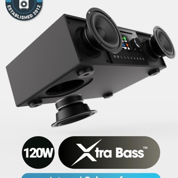 Majority QUADRIGA 2.1 Mini HiFi 120W with 6'' Subwoofer, CD Player, Internet Radio, Bluetooth, USB