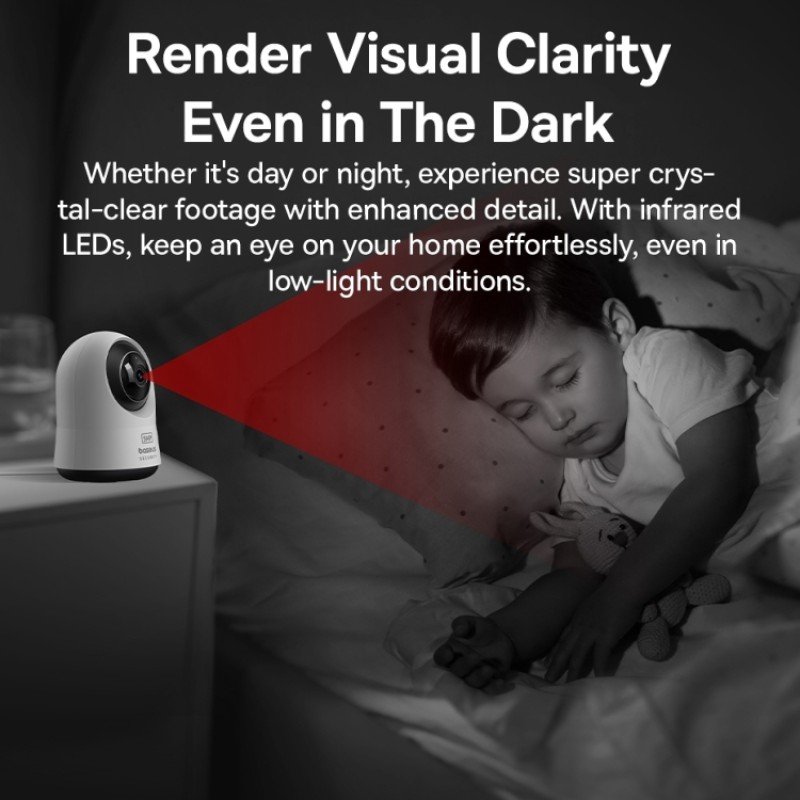 Baseus Security P1 Pro Indoor Camera 3K White EU