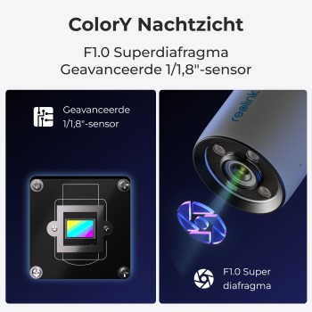 Reolink P320X ColorX Series (CX410C) 4MP True Color Night Vision POE IP Bullet Camera