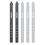 Unitek Cable Organizer Silicone FlexiTies 5pk (2xBlack 3xGrey) 135x10mm OT1095A