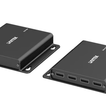 Unitek USB Extender over Ethernet 150m 4Port Hub 5V2A PSU U1222ABK