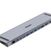 Unitek D1106A USB-C Docking Station & 2-Port KVM 10Gbps Triple Display (Connect 2 PCs to 3 Monitors)
