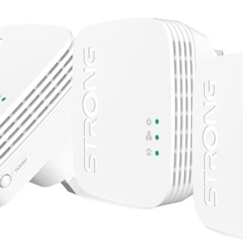 Strong Powerline Kit AV600 Mini 600Mbps UK 600TRIMINIUK (Triple Pack)