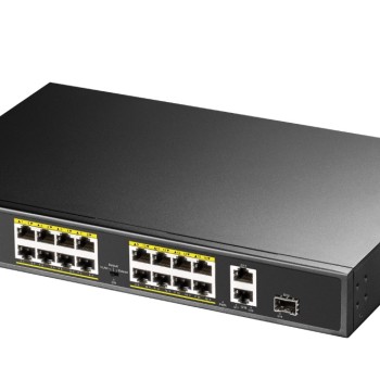 Cudy Switch PoE FE 16PoE + 2GbE + 1SFP Uplink 200W R/M FS1018PS1