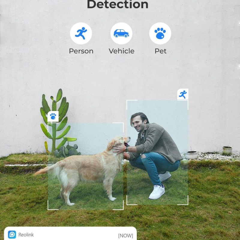 Reolink RLC-81MA (P330M) 8MP POE IP Bullet Spotlight Camera Dual Wide Angle & Telephoto Lens