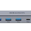 Unitek D1106A USB-C Docking Station & 2-Port KVM 10Gbps Triple Display (Connect 2 PCs to 3 Monitors)
