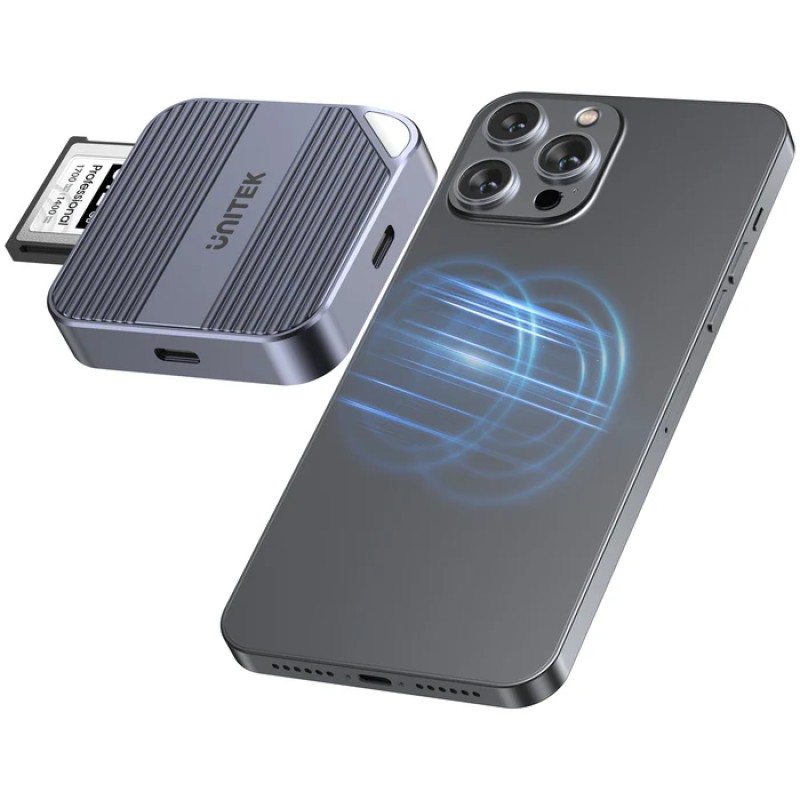 Unitek Card Reader Magnetic CF Express Type B 10Gbps PD100W S1244B