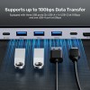 Unitek D1106A USB-C Docking Station & 2-Port KVM 10Gbps Triple Display (Connect 2 PCs to 3 Monitors)
