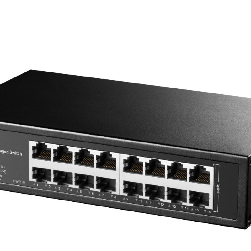 Cudy Switch Gigabit Ethernet Light Managed 16-Port GS1016E