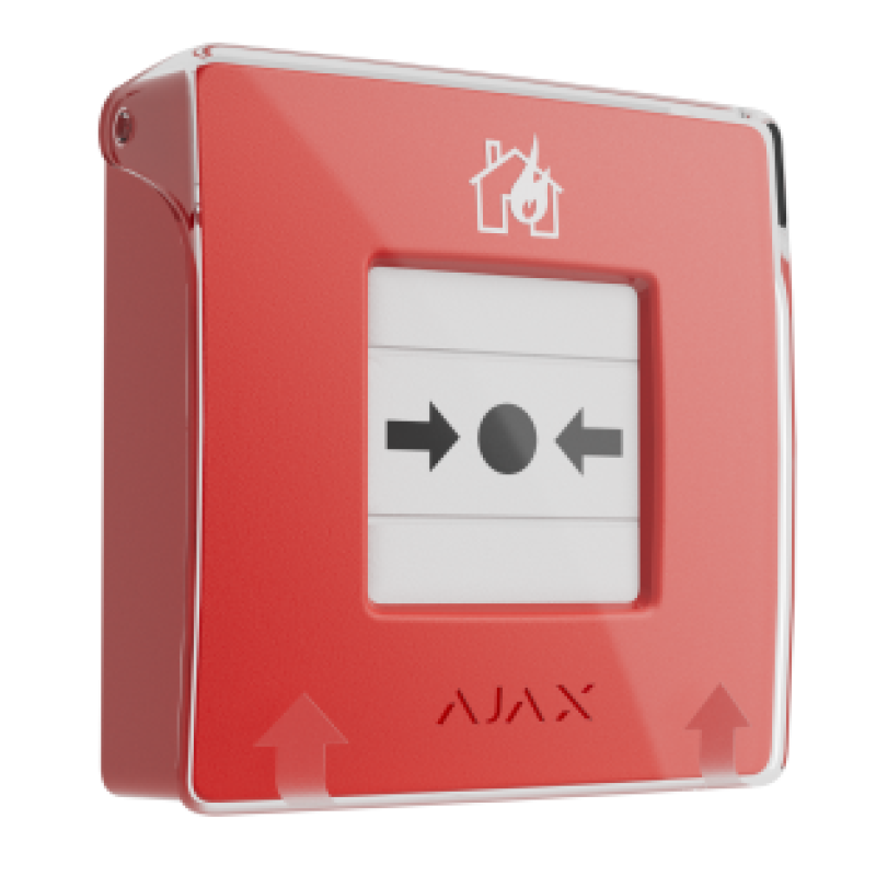 Ajax EN54 Fire Detection Manual Call Point Red