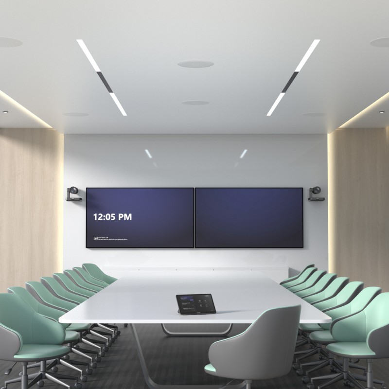 Yealink Conferencing Microphone Wired Ceiling PoE 360° 4m Voice Pickup AI CM20