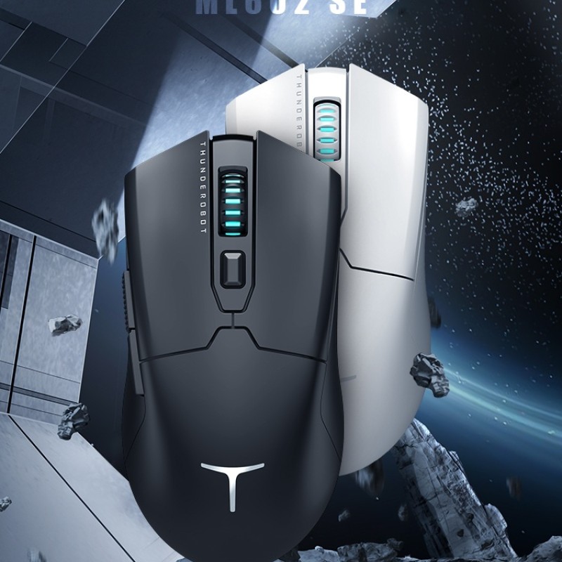 Thunderobot ML602 SE Wireless Gaming Rechargeable Mouse White