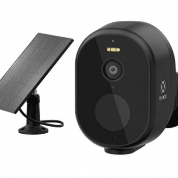 WOOX Camera Battery Outdoor 4MP + Solar (Bundle) R4253 Black