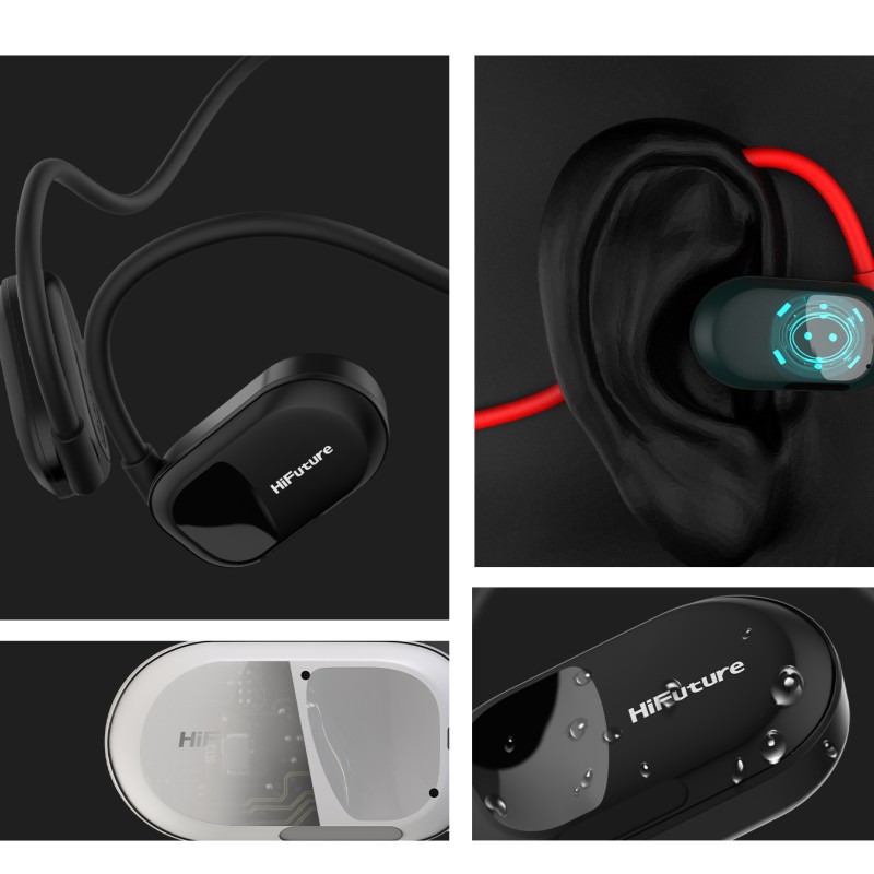 HiFuture Headphones Open Ear FutureMate Grey-White