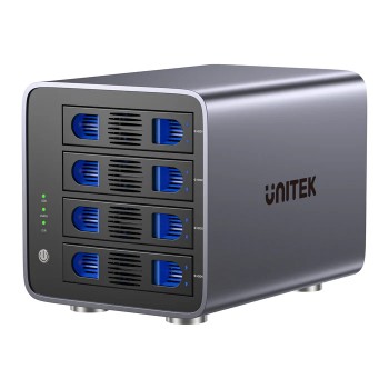 Unitek 4-Bay External SATA 2.5/3.5 HDD/SSD Enclosure with RAID USB-A S1301A