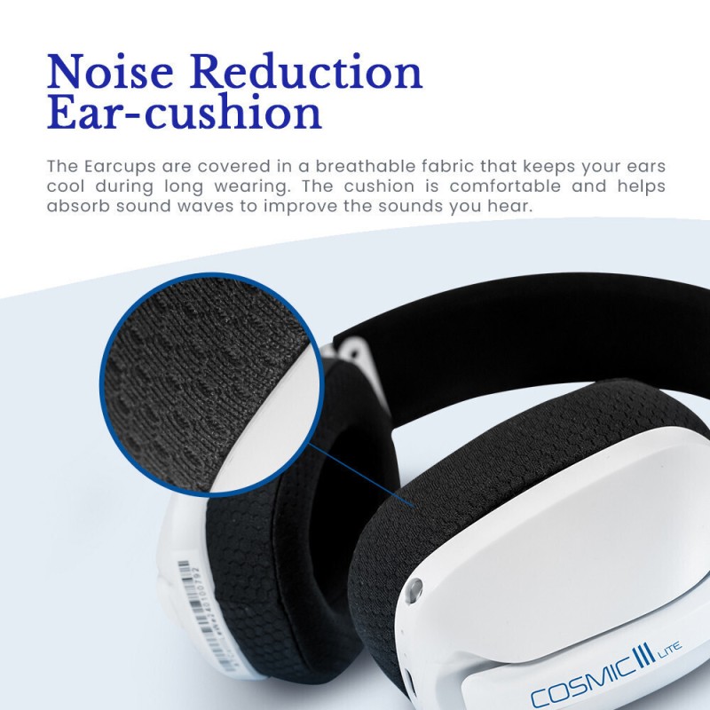 Armaggeddon COSMIC-III LITE Gaming Headset USB+3.5mm+2.4G+BT Fabric Black