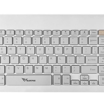 Alcatroz XPLORER GO! BTR 200 Wireless Mini Keyboard 2.4G+BT Mist White
