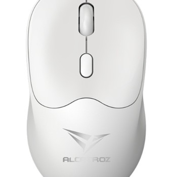 Alcatroz Mouse Wireless & BT Recharg Silent AIRMOUSE DUO 6R White (2025)